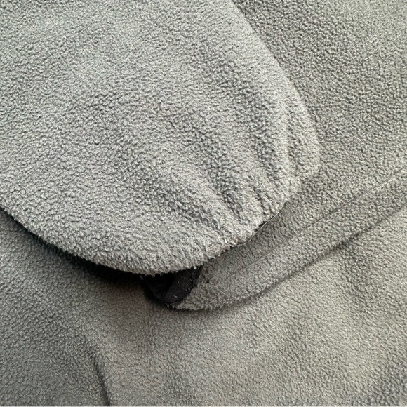 The North Face Fleece Jacket Zippered Fleece Grey & Yellow Size 5 - Picture 15 of 16